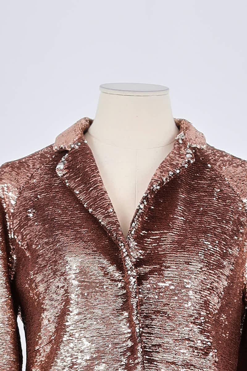 Blazer Manoush Rose en Paillettes