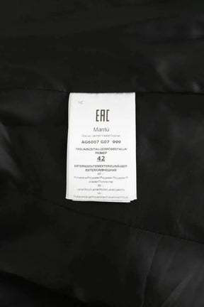Blazer Mantù Noir en Polyester