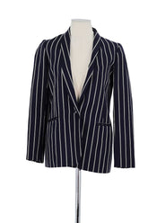 Blazer Margaux Lonnberg Marine en Laine, taille XS - Seconde Main
