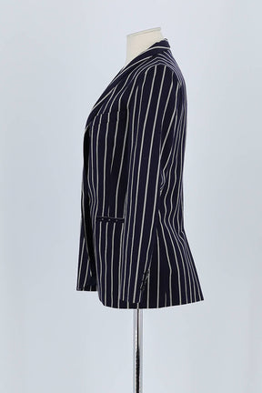 Blazer Margaux Lonnberg Marine en Laine