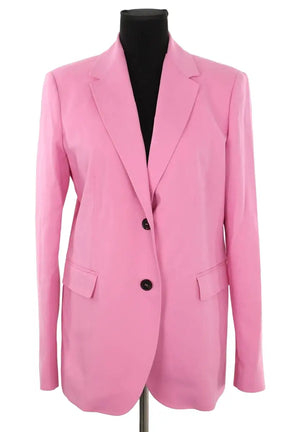 Blazer Max Mara Rose en Coton, taille XXL - Seconde Main