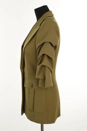 Blazer Michael Kors Kaki en Laine