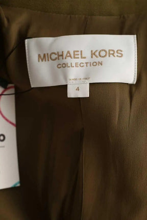Blazer Michael Kors Kaki en Laine