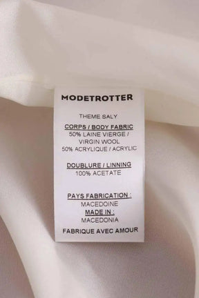 Blazer Modetrotter Orange en Laine