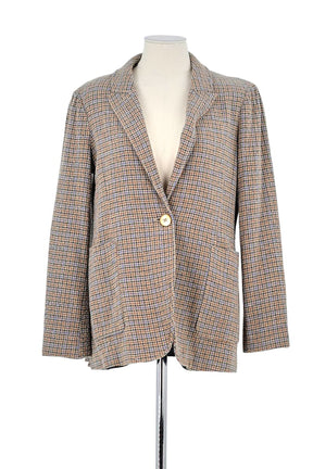 Blazer Momoni Marron en Laine, taille XL - Seconde Main