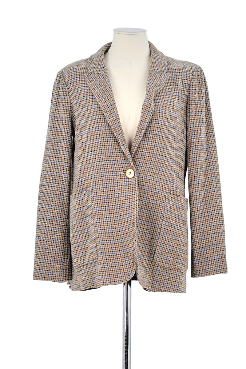 Blazer Momoni Marron en Laine, taille XL - Seconde Main