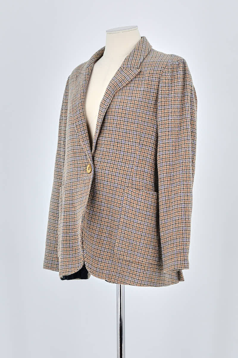 Blazer Momoni Marron en Laine
