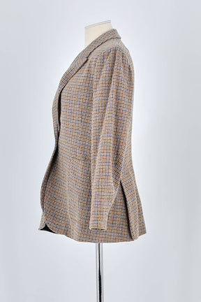 Blazer Momoni Marron en Laine