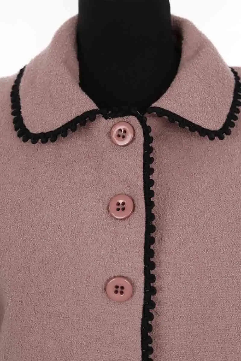 Blazer Moschino Rose en Laine