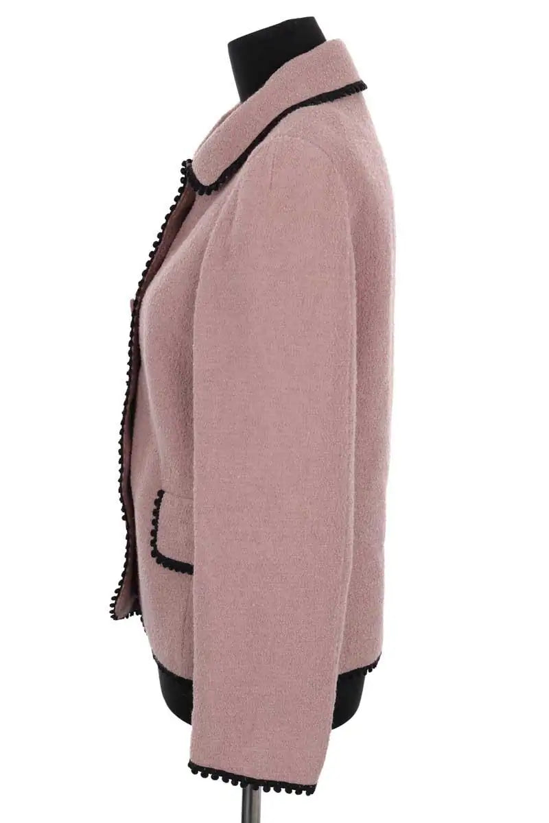 Blazer Moschino Rose en Laine