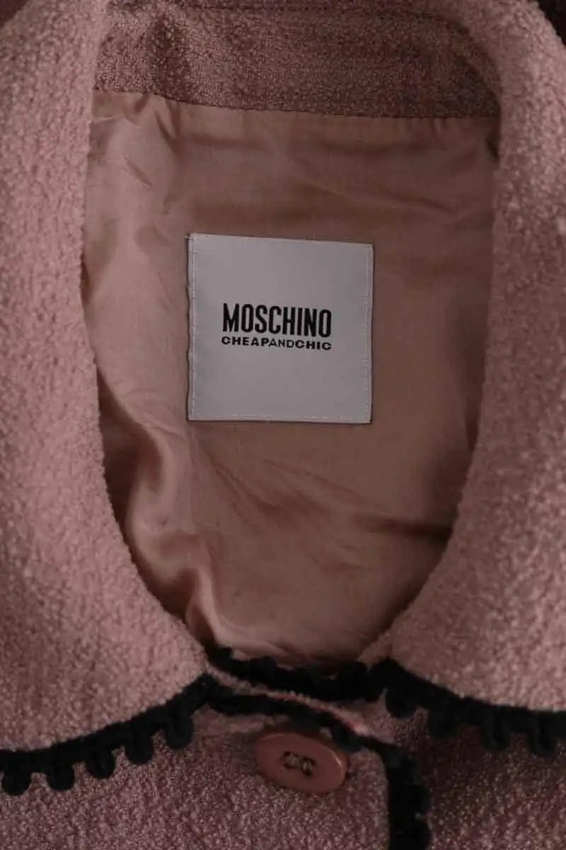 Blazer Moschino Rose en Laine