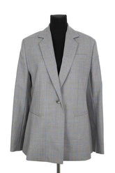 Blazer Nina Ricci Gris en Laine, taille M - Seconde Main