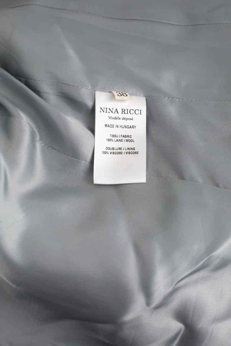 Blazer Nina Ricci Gris en Laine