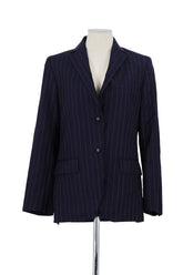 Blazer Officine Générale Marine en Laine, taille XS - Seconde Main