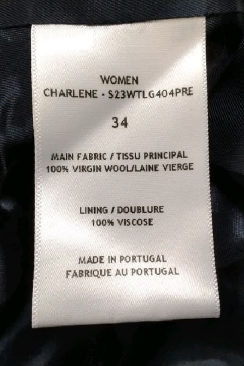 Blazer Officine Générale Marine en Laine