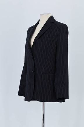 Blazer Officine Générale Marine en Laine