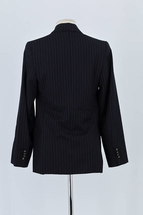 Blazer Officine Générale Marine en Laine