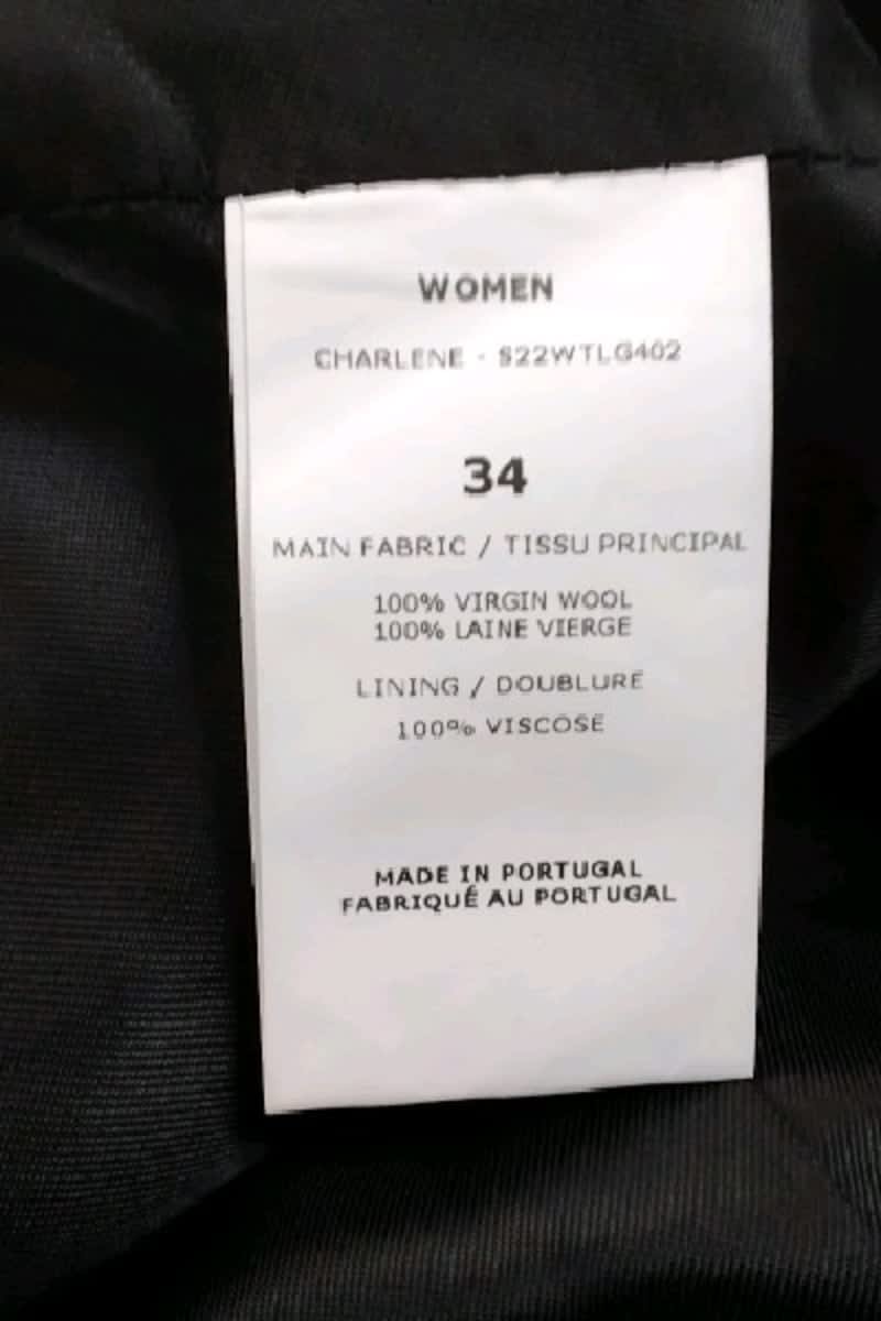 Blazer Officine Générale Marine en Laine