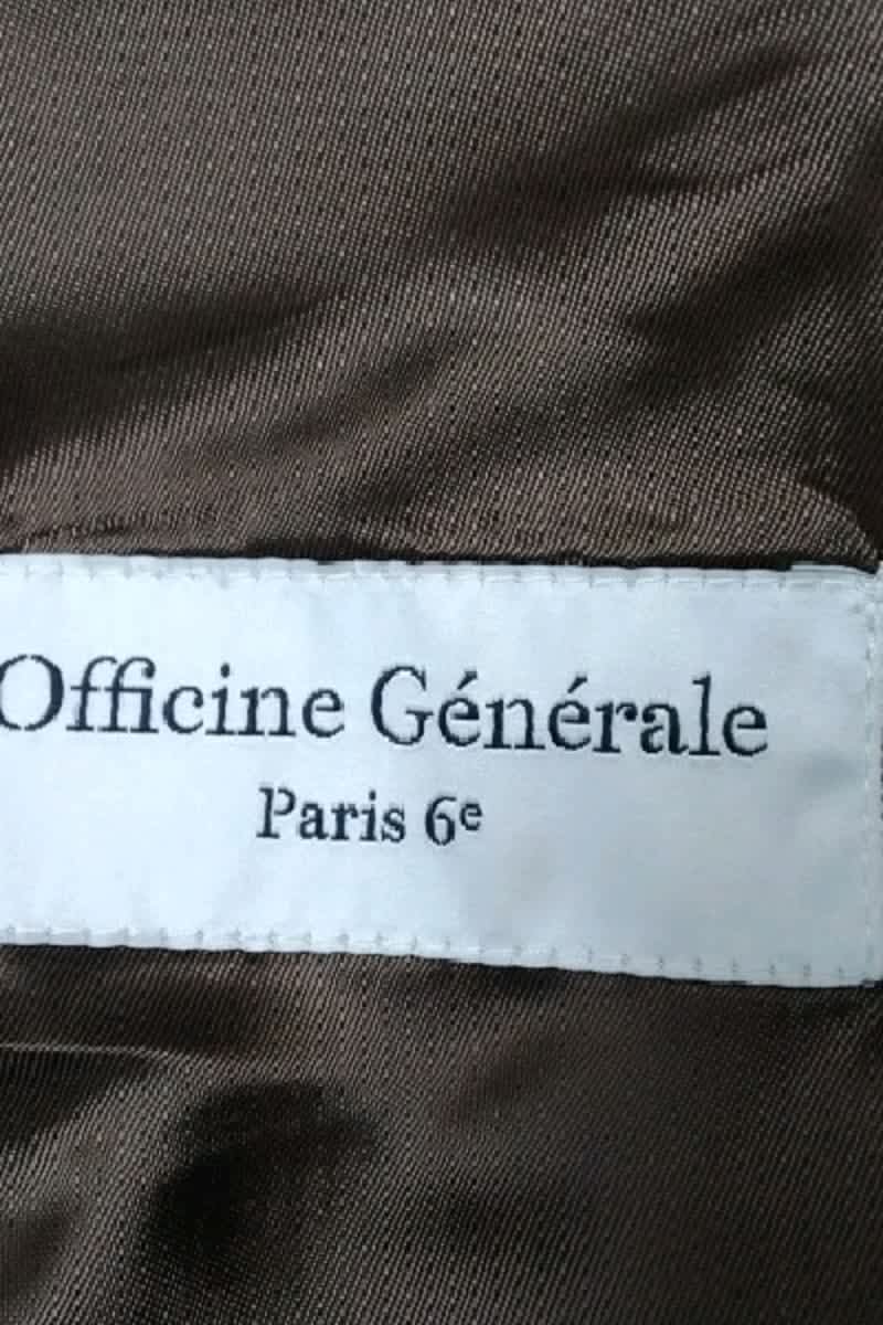 Blazer Officine Générale Marron en Laine