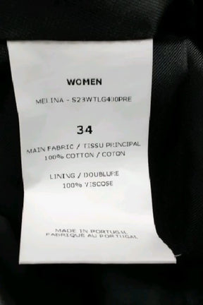 Blazer Officine Générale Noir en Coton