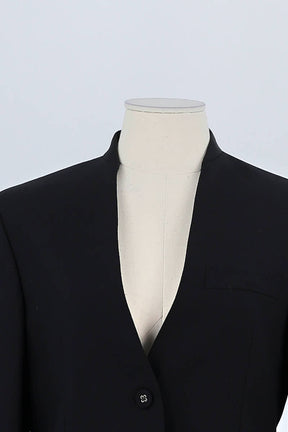 Blazer Officine Générale Noir en Laine