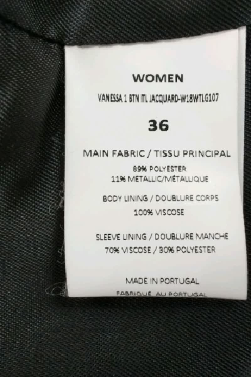 Blazer Officine Générale Noir en Polyester