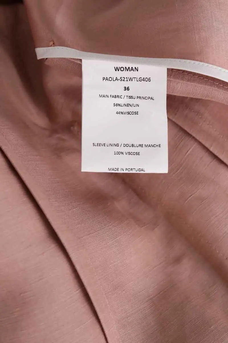 Blazer Officine Générale Paola Beige en Lin