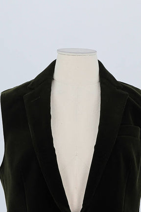 Blazer Officine Générale Vert en Coton