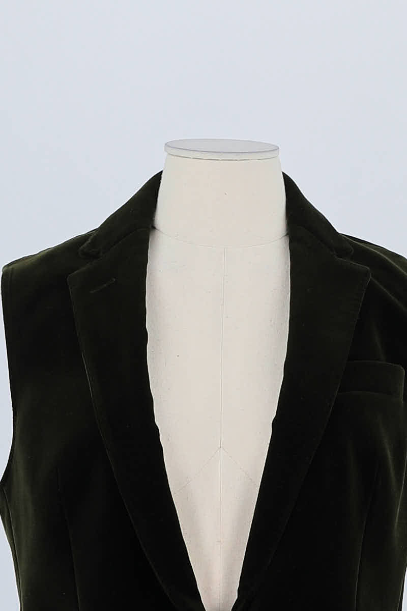 Blazer Officine Générale Vert en Coton