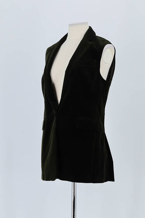 Blazer Officine Générale Vert en Coton