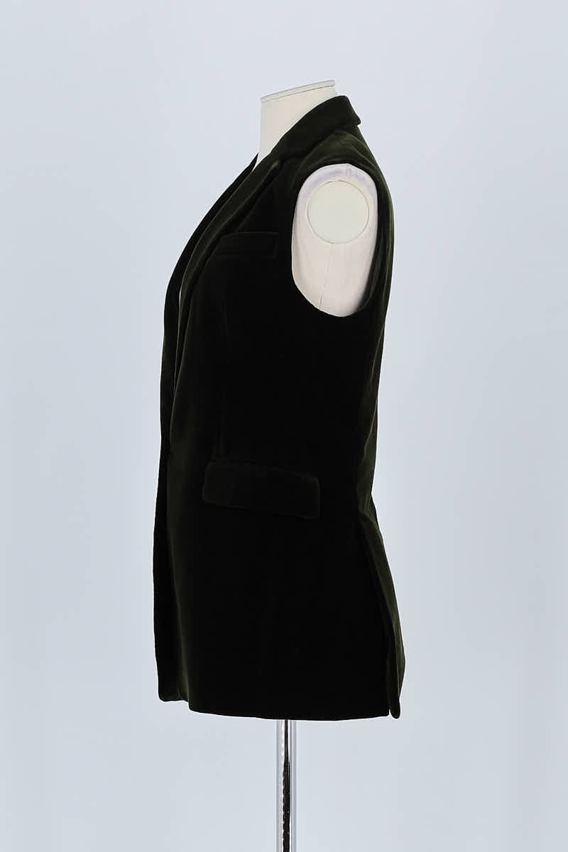 Blazer Officine Générale Vert en Coton