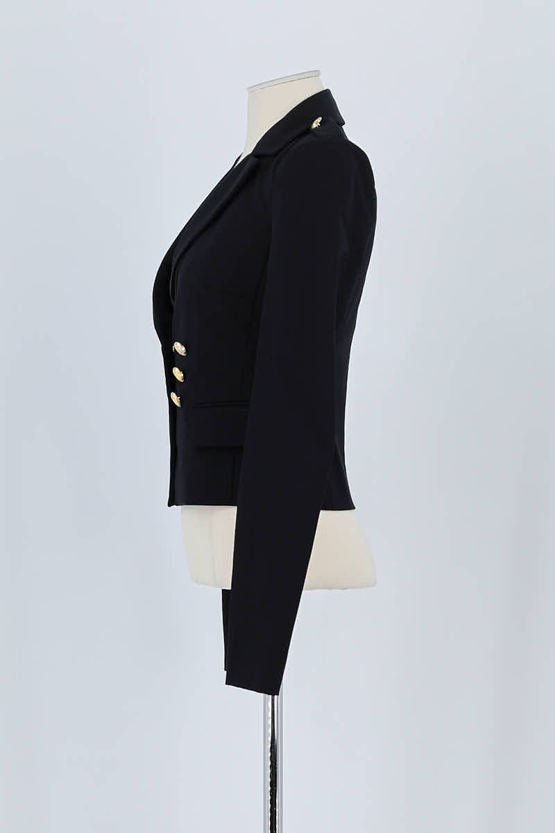Blazer Patrizia Pepe Noir en Polyester