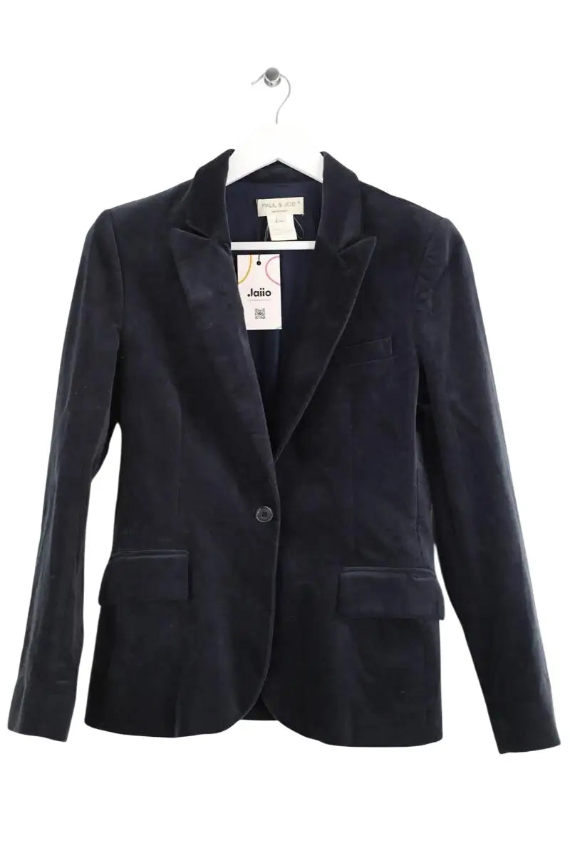 Blazer Paul & Joe Marine en Coton, taille M - Seconde Main