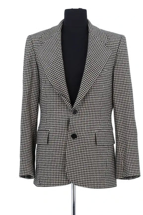 Blazer Ralph Lauren Blanc en Cachemire, taille L - Seconde Main
