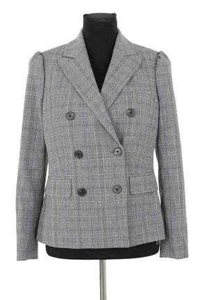 Blazer Rebecca Taylor Gris en Polyester, taille S - Seconde Main