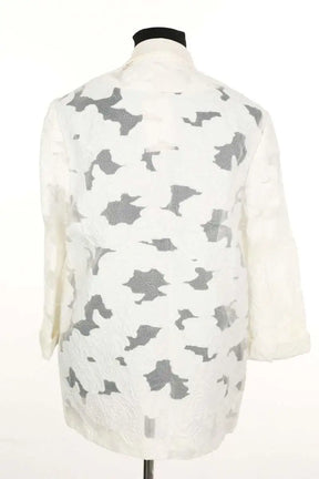 Blazer Roseanna Blanc en Coton