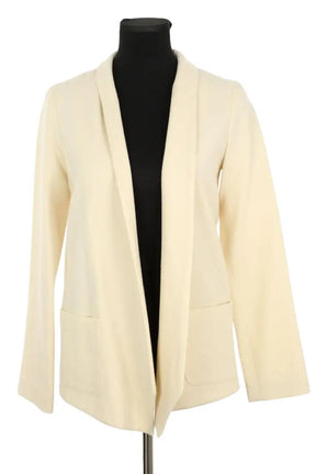 Blazer Roseanna Ecru en Laine, taille S - Seconde Main