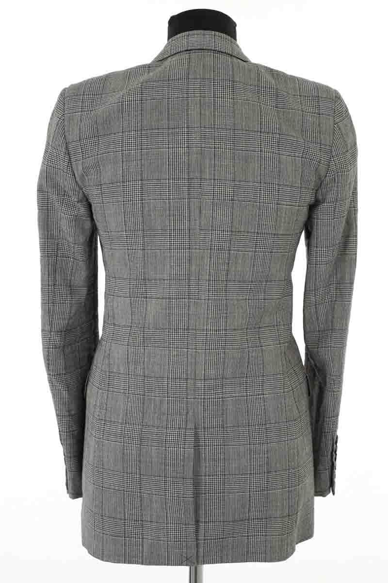 Blazer Saint Laurent Gris en Laine