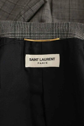 Blazer Saint Laurent Gris en Laine