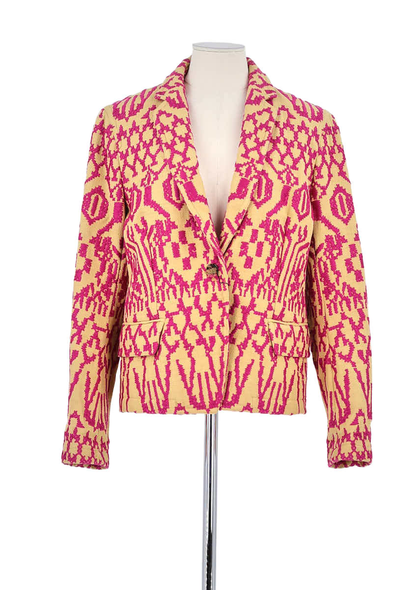 Blazer Saint Laurent Jaune en Coton, taille M - Seconde Main