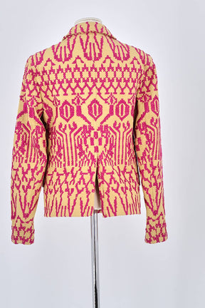 Blazer Saint Laurent Jaune en Coton