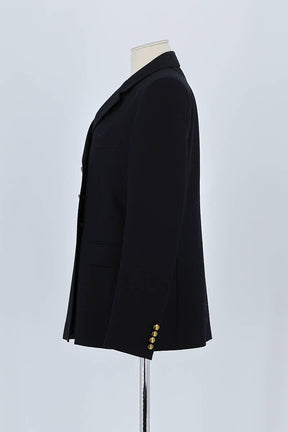 Blazer Saint Laurent Noir en Laine