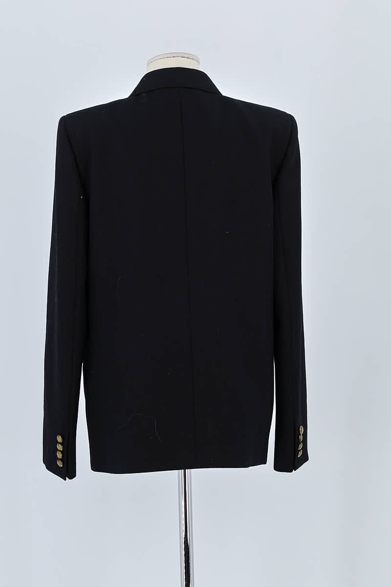Blazer Saint Laurent Noir en Laine