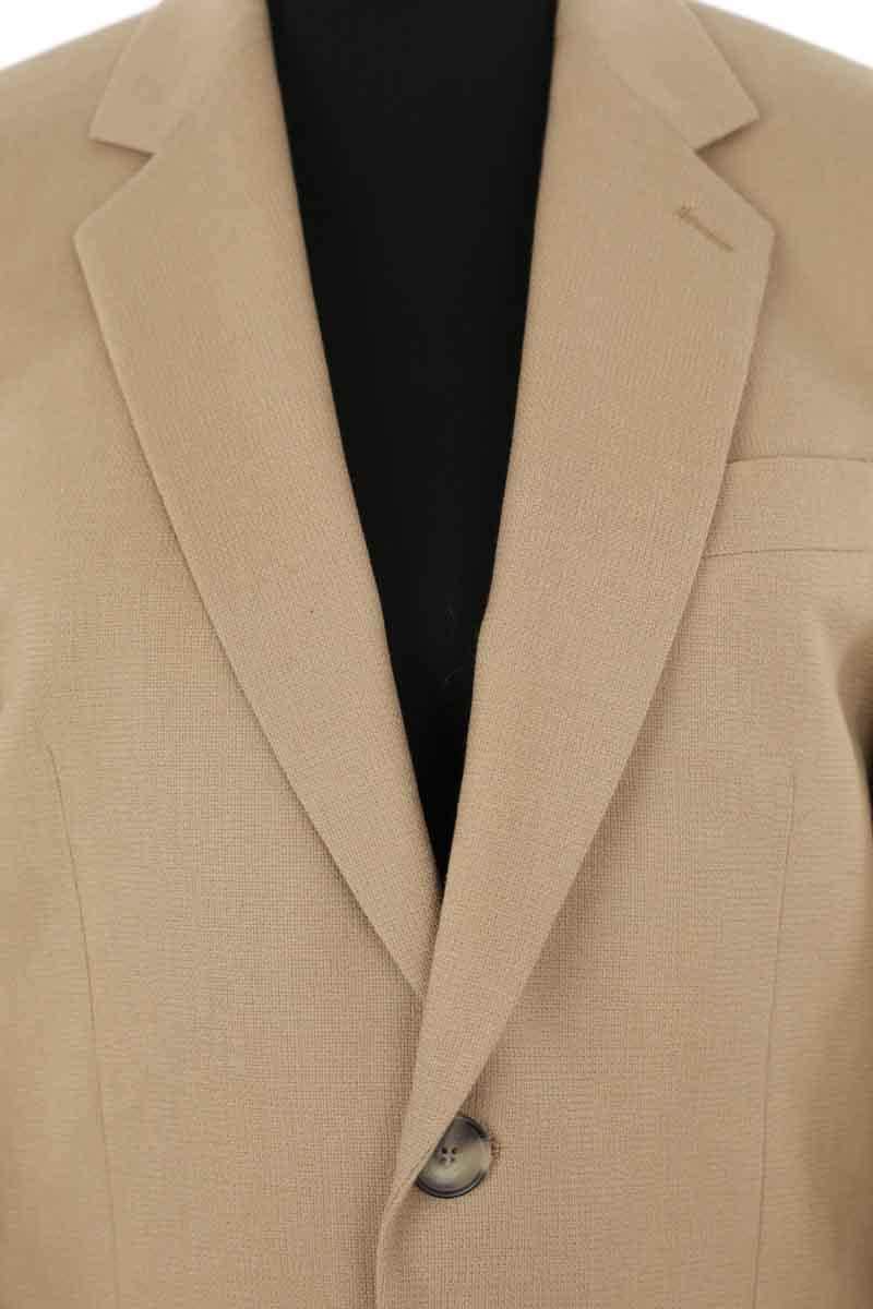 Blazer Sandro Beige en Laine