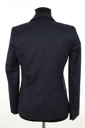 Blazer Sandro Bleu en Polyester