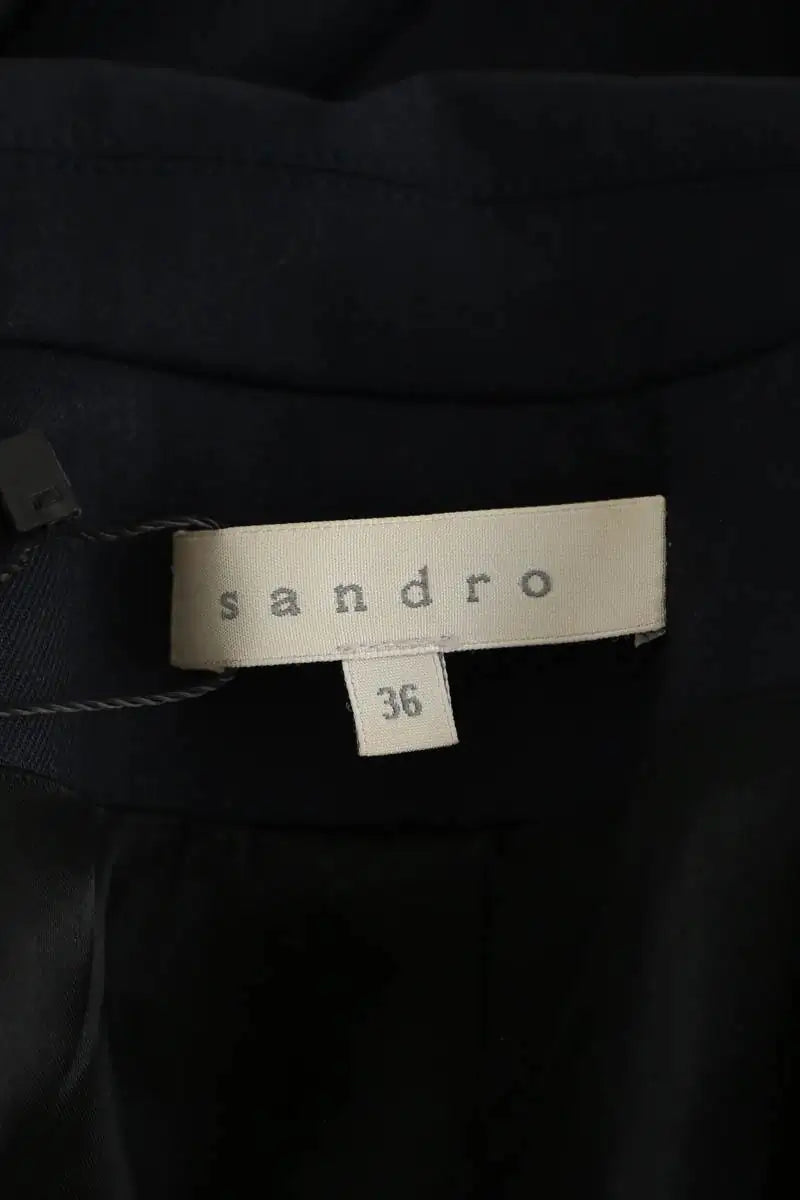 Blazer Sandro Bleu en Polyester