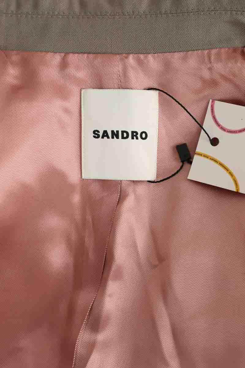 Blazer Sandro Kaki en Viscose