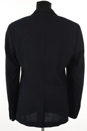 Blazer Sandro Marine en Laine