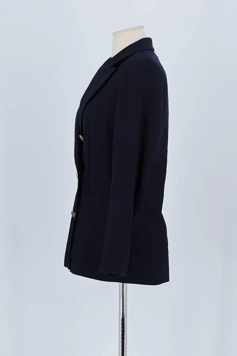 Blazer Sandro Marine en Polyester