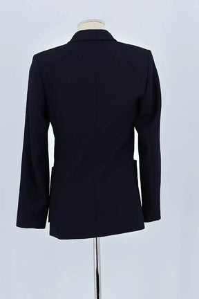 Blazer Sandro Marine en Polyester